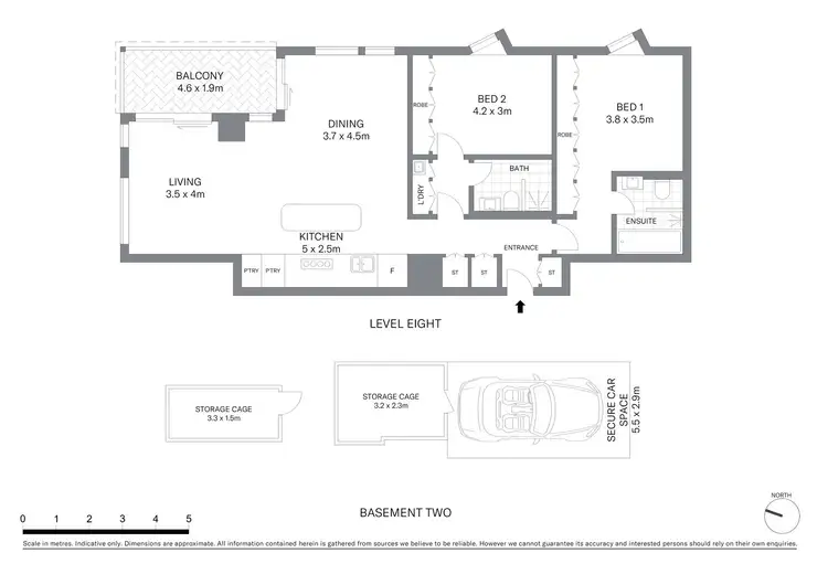 Floorplan of Homely apartment listing, 801/18 Loftus Street, Sydney NSW 2000