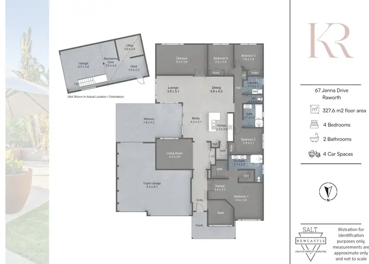 Floorplan of Homely house listing, 67 Jenna Drive, Raworth NSW 2321