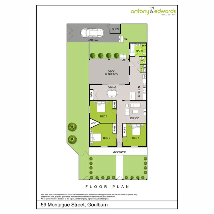 Floorplan of Homely house listing, 59 Montague Street, Goulburn NSW 2580