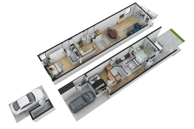 Floorplan of Homely townhouse listing, 29/10 Grand Parade, Kawana Island QLD 4575