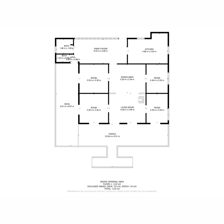 Floorplan of Homely rural property listing, 1655 Gatton Clifton Road, Mount Whitestone QLD 4347