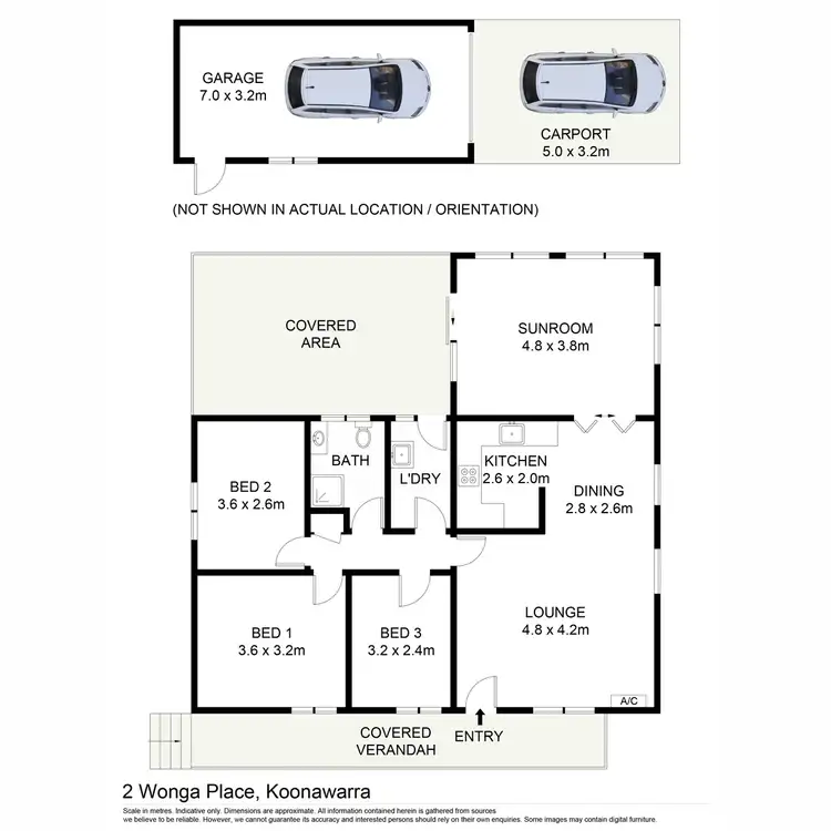 Floorplan of Homely house listing, 2 Wonga Place, Koonawarra NSW 2530