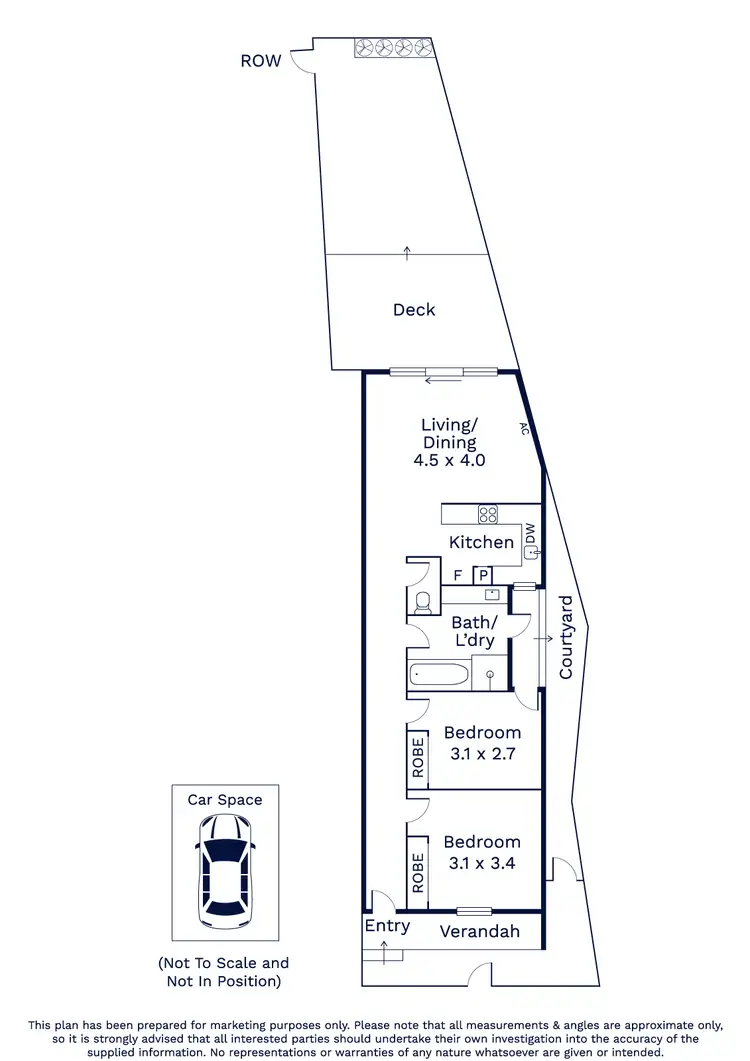 Floorplan of Homely house listing, 3/2A Norwood Street, Flemington VIC 3031