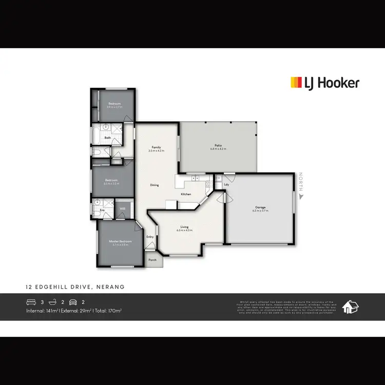 Floorplan of Homely house listing, 12 Edgehill Drive, Nerang QLD 4211