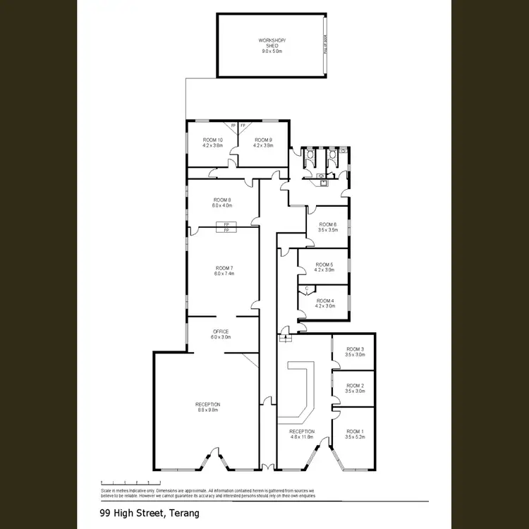 Floorplan of Homely semi-detached listing, 95-99 High Street, Terang VIC 3264