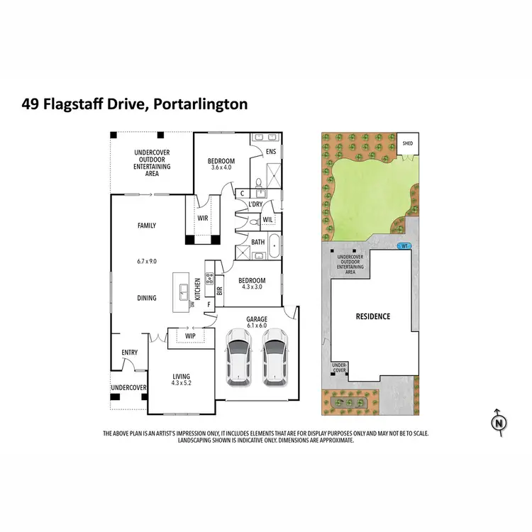 Floorplan of Homely house listing, 49 Flagstaff Drive, Portarlington VIC 3223