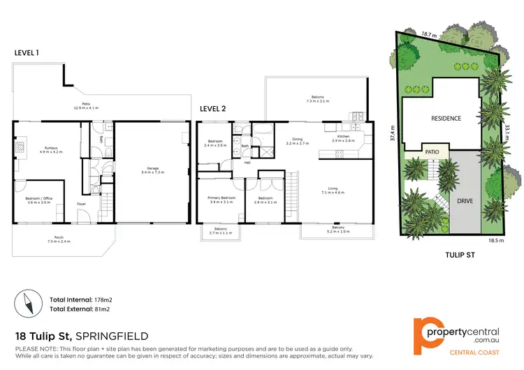 Floorplan of Homely house listing, 18 Tulip Street, Springfield NSW 2250