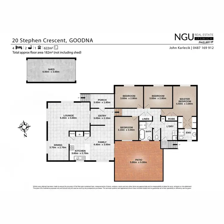 Floorplan of Homely house listing, 20 Stephen Crescent, Goodna QLD 4300