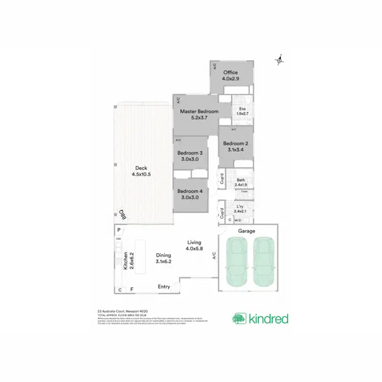 Floorplan of Homely house listing, 23 Australia Court, Newport QLD 4020