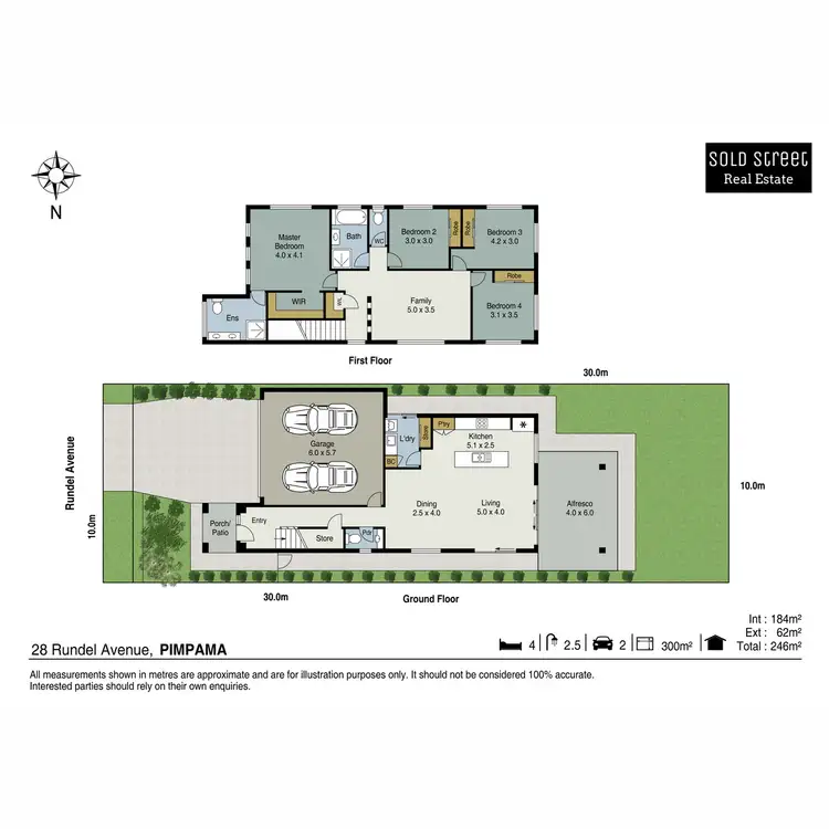 Floorplan of Homely house listing, 28 Rundle Avenue, Pimpama QLD 4209