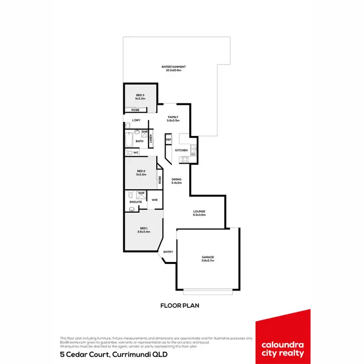 Floorplan of Homely house listing, 15 Cedar Court, Currimundi QLD 4551