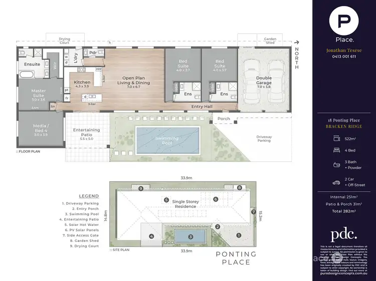 Floorplan of Homely house listing, 18 Ponting Place, Bracken Ridge QLD 4017