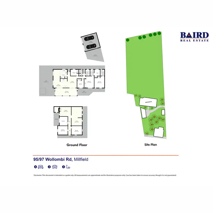 Floorplan of Homely rural property listing, 95/97 Wollombi Road, Millfield NSW 2325