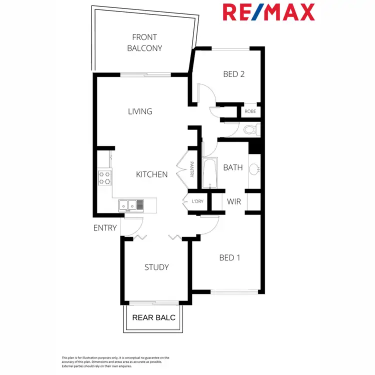 Floorplan of Homely apartment listing, 82/68 Pulgul Street, Urangan QLD 4655