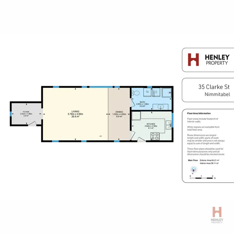 Floorplan of Homely house listing, 35 Clarke Street, Nimmitabel NSW 2631