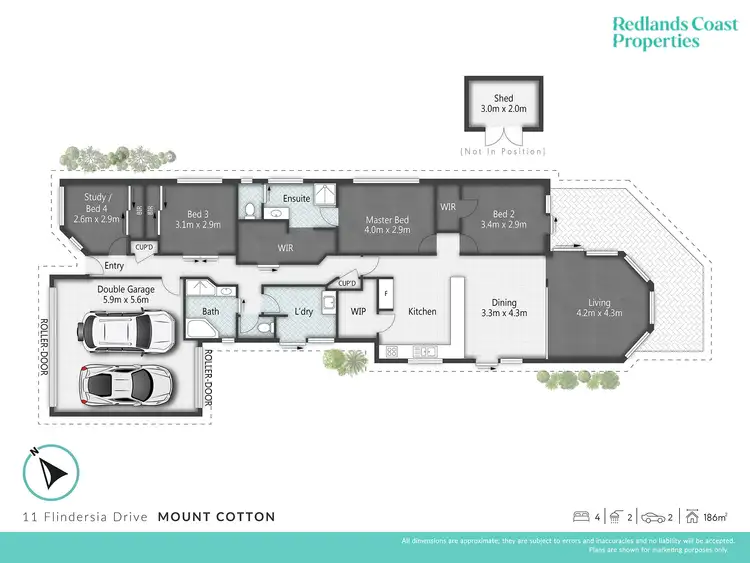 Floorplan of Homely house listing, 11 Flindersia Drive, Mount Cotton QLD 4165