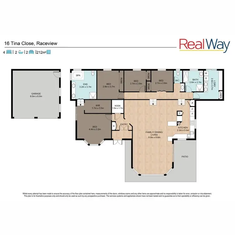 Floorplan of Homely house listing, 16 Tina Close, Raceview QLD 4305