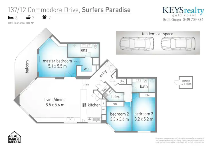 Floorplan of Homely apartment listing, 137/12 Commodore Drive, Paradise Waters QLD 4217