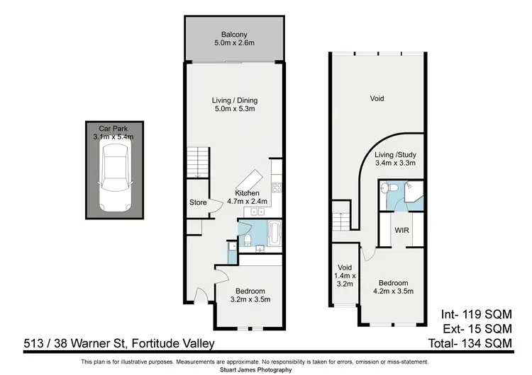 Floorplan of Homely apartment listing, 513/38 Warner Street, Fortitude Valley QLD 4006