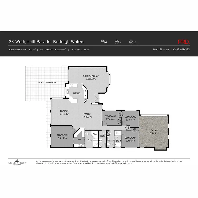 Floorplan of Homely house listing, 23 Wedgebill Parade, Burleigh Waters QLD 4220