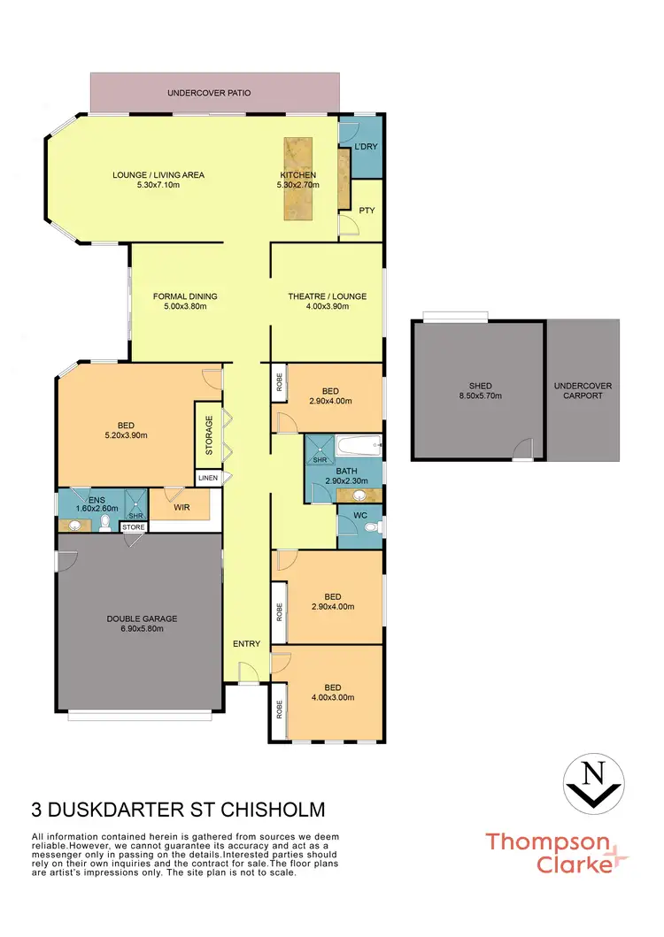 Floorplan of Homely house listing, 3 Duskdarter Street, Chisholm NSW 2322