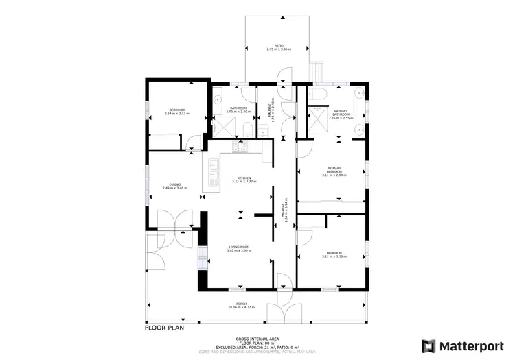 Floorplan of Homely house listing, 53 Glebe Road, Newtown QLD 4305