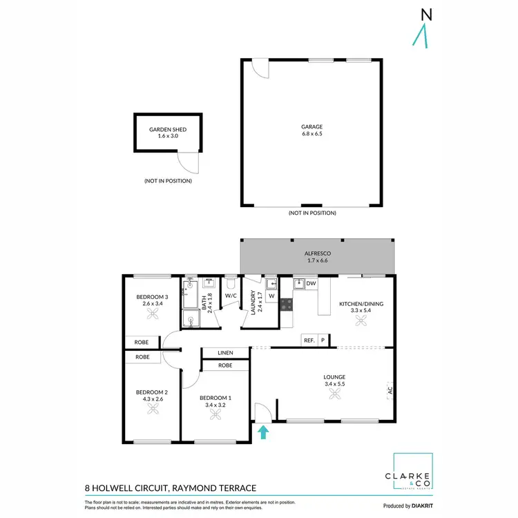 Floorplan of Homely house listing, 8 Holwell Circuit, Raymond Terrace NSW 2324