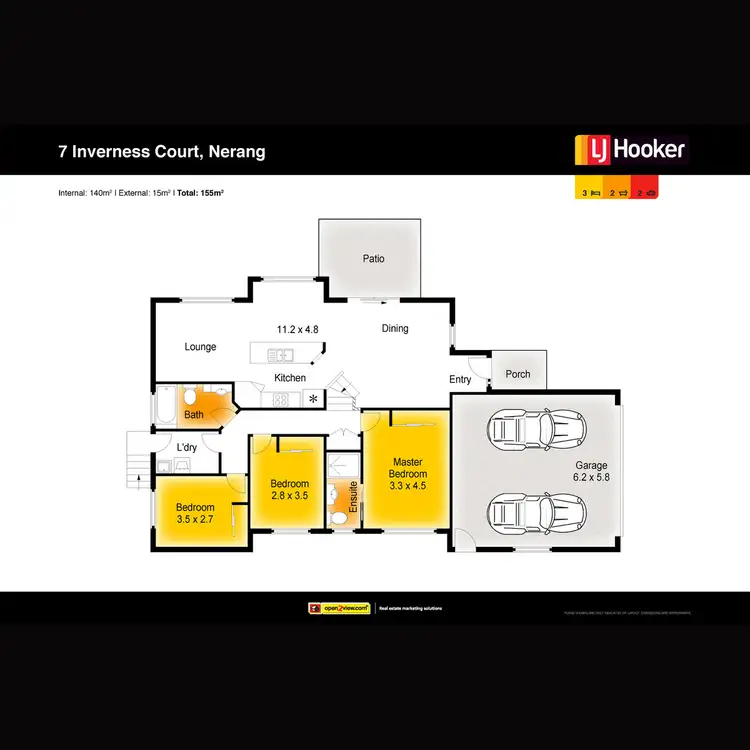 Floorplan of Homely house listing, 7 Inverness Court, Nerang QLD 4211