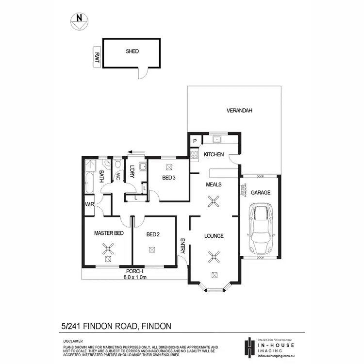 Floorplan of Homely unit listing, 5/241 Findon Road, Findon SA 5023