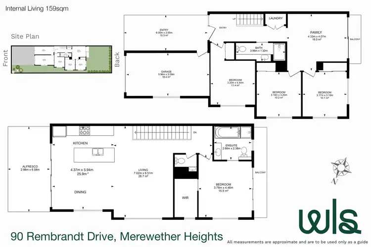 Floorplan of Homely townhouse listing, 90 Rembrandt Drive, Merewether Heights NSW 2291