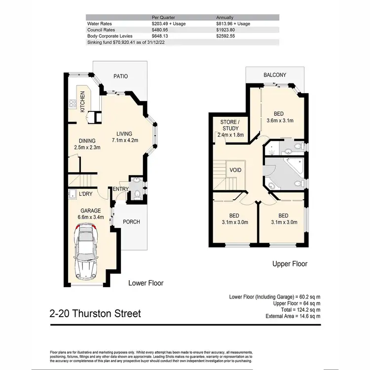 Floorplan of Homely townhouse listing, 2/20 Thurston Street, Tingalpa QLD 4173