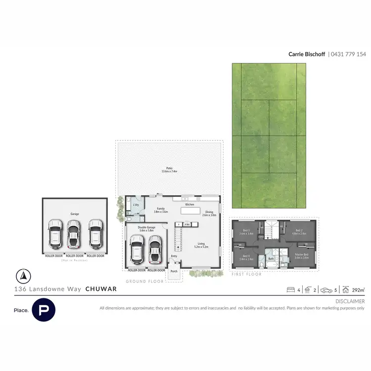 Floorplan of Homely house listing, 136 Lansdowne Way, Chuwar QLD 4306