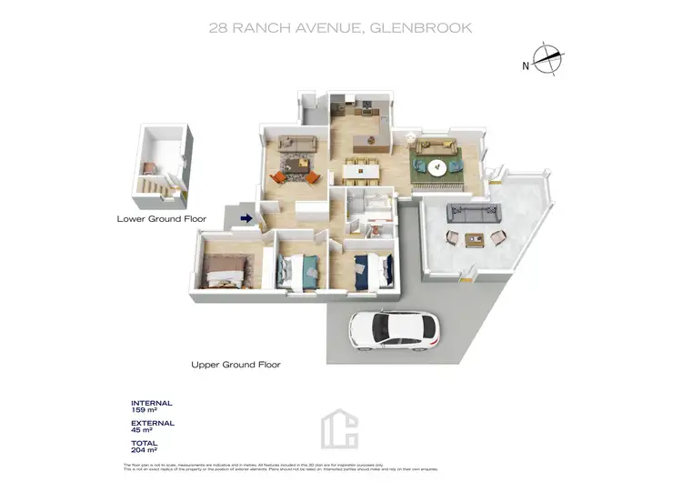 Floorplan of Homely house listing, 28 Ranch Avenue, Glenbrook NSW 2773