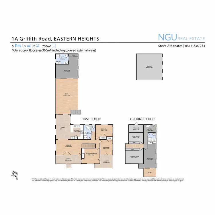 Floorplan of Homely house listing, 1A Griffith Road, Eastern Heights QLD 4305