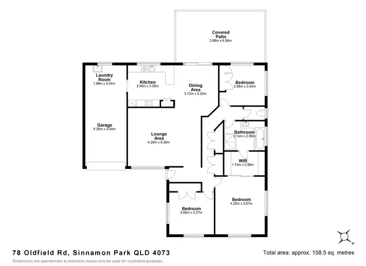 Floorplan of Homely house listing, 78 Oldfield Road, Sinnamon Park QLD 4073