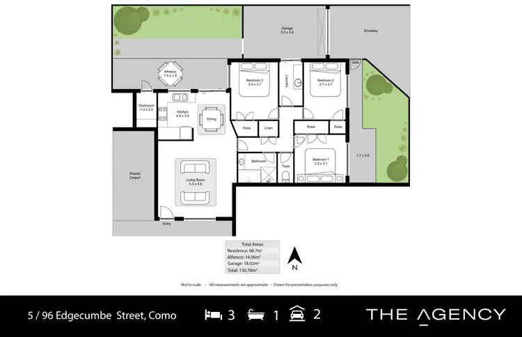 Floorplan of Homely house listing, 5/96 Edgecumbe Street, Como WA 6152