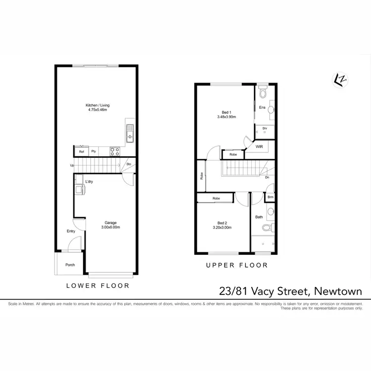 Floorplan of Homely apartment listing, 23/81 Vacy Street, Newtown QLD 4350