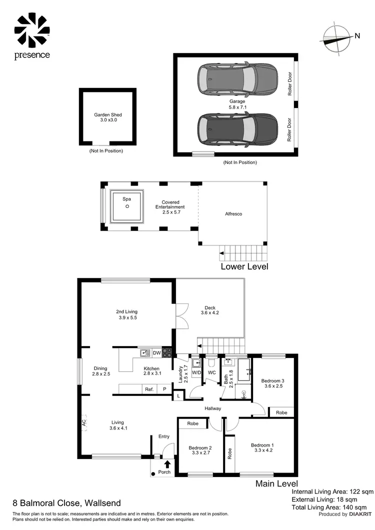 Floorplan of Homely house listing, 8 Balmoral Close, Wallsend NSW 2287