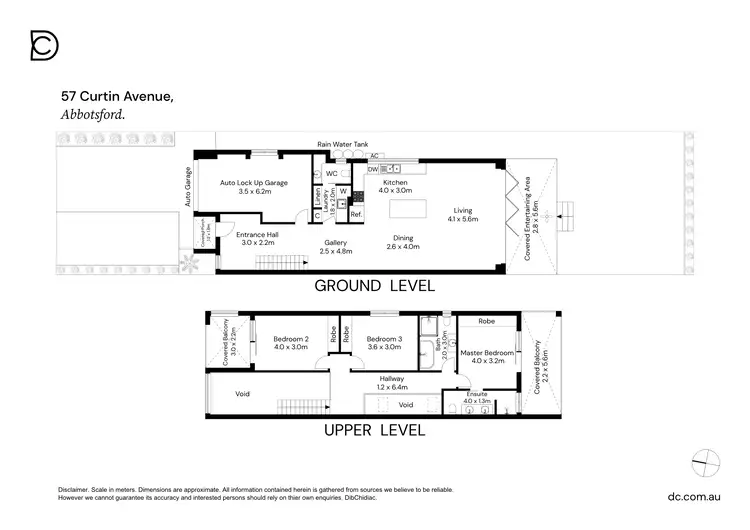 Floorplan of Homely semi-detached listing, 57 Curtin Avenue, Abbotsford NSW 2046