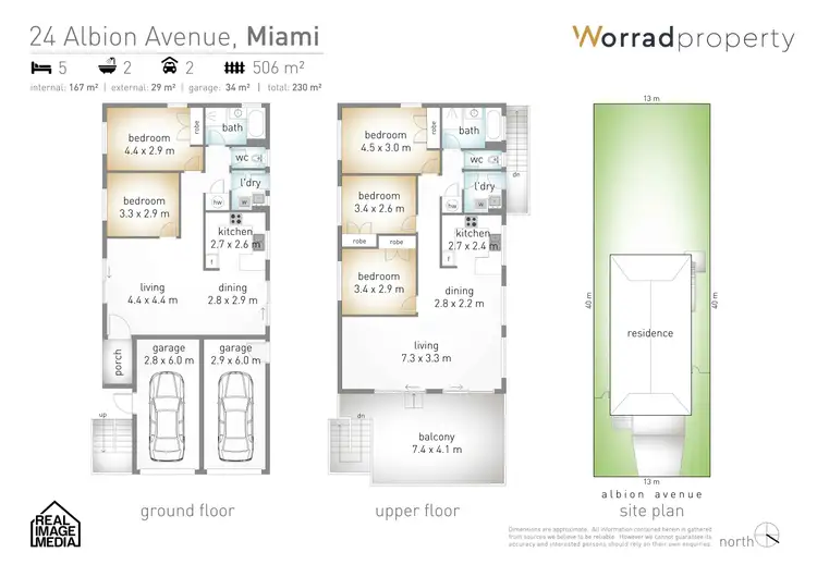 Floorplan of Homely house listing, 24 Albion Avenue, Miami QLD 4220