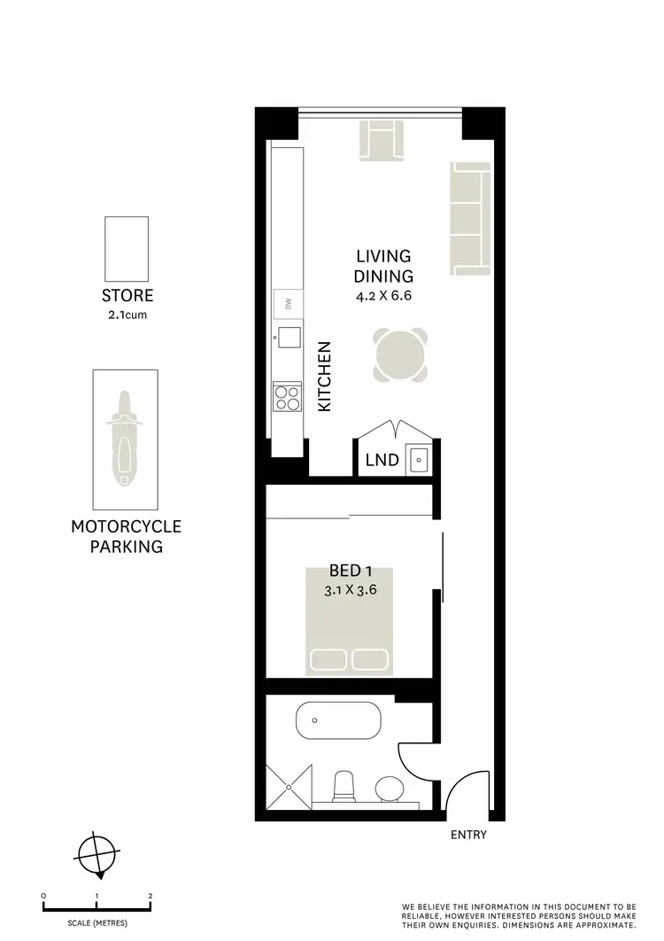 Floorplan of Homely apartment listing, 109/1a Great Buckingham Street, Redfern NSW 2016