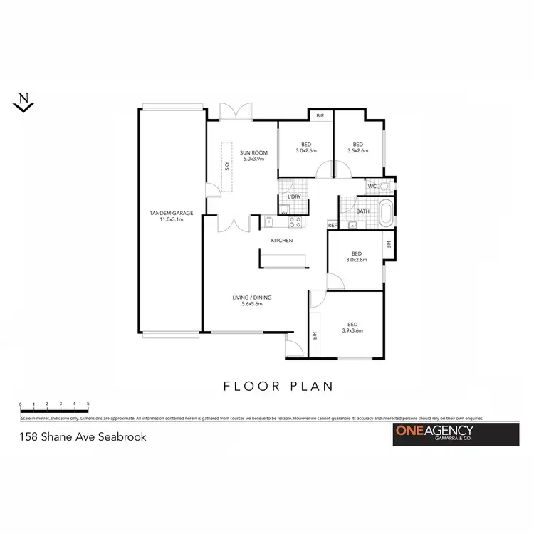 Floorplan of Homely house listing, 158 Shane Avenue, Seabrook VIC 3028