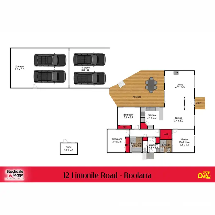 Floorplan of Homely house listing, 12 Limonite Road, Boolarra VIC 3870
