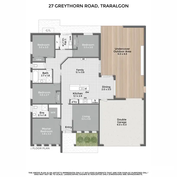 Floorplan of Homely house listing, 27 Greythorn Road, Traralgon VIC 3844