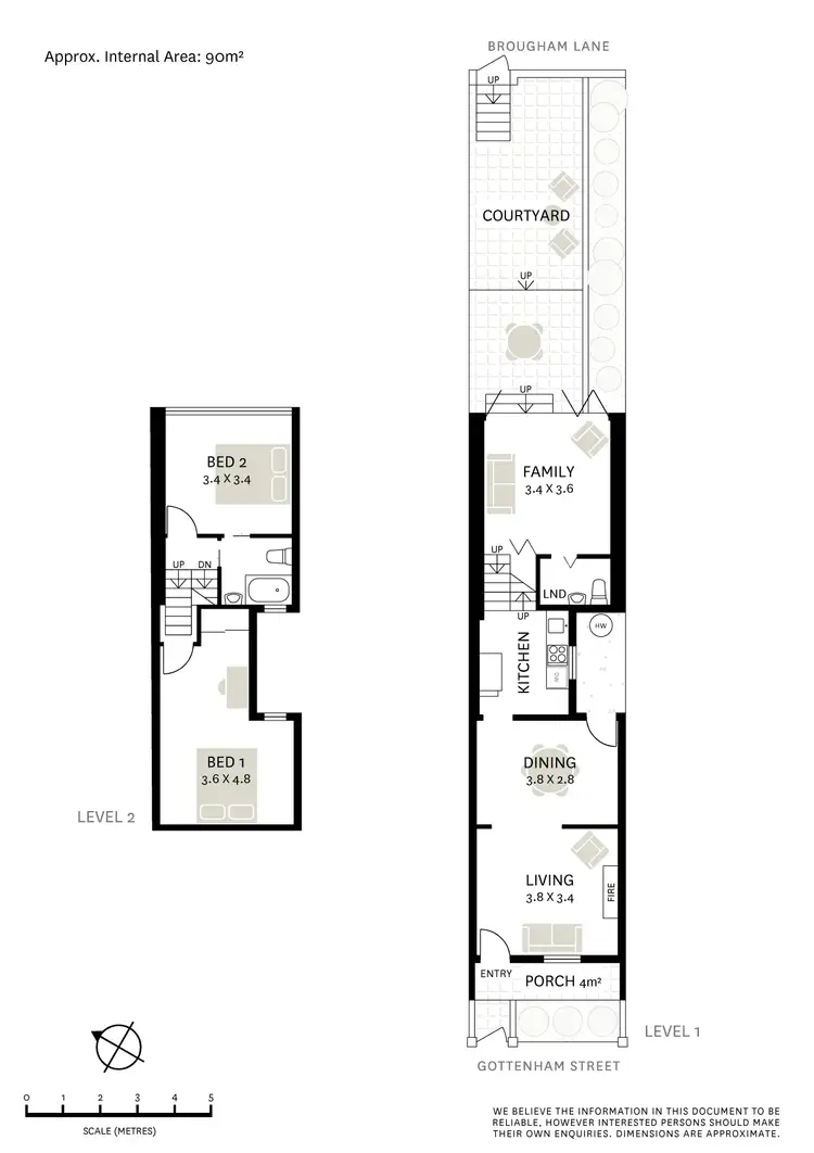 Floorplan of Homely terrace listing, 51 Gottenham Street, Glebe NSW 2037