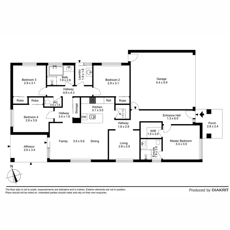 Floorplan of Homely house listing, 66 Nankeen Loop, Beveridge VIC 3753