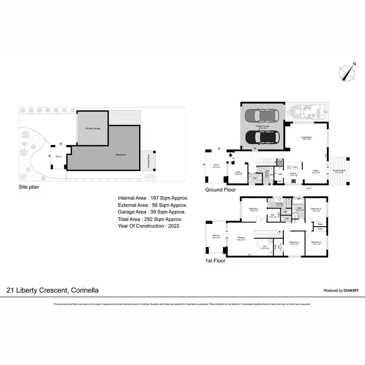Floorplan of Homely house listing, 21 Liberty Crescent, Corinella VIC 3984