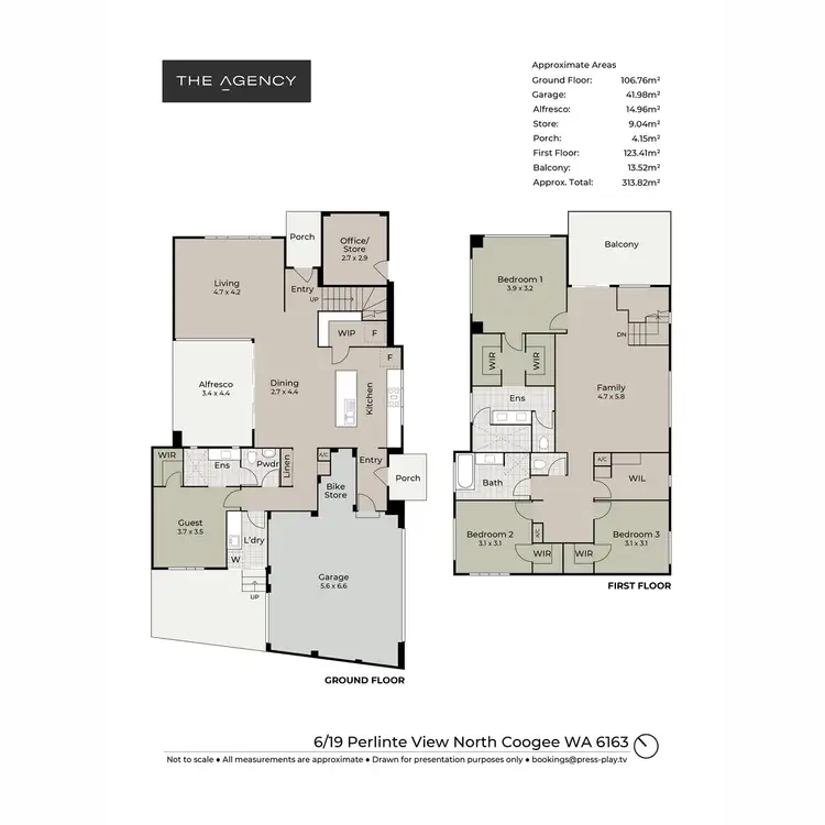 Floorplan of Homely house listing, 6/19 Perlinte View, North Coogee WA 6163