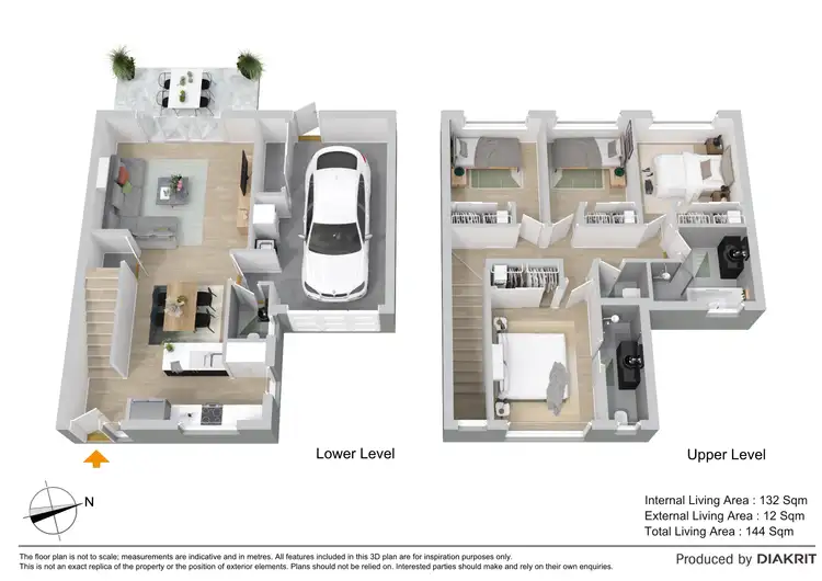 Floorplan of Homely townhouse listing, 37/1-49 Lavender Drive, Griffin QLD 4503