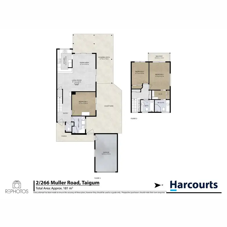 Floorplan of Homely townhouse listing, 2/266 Muller Road, Taigum QLD 4018